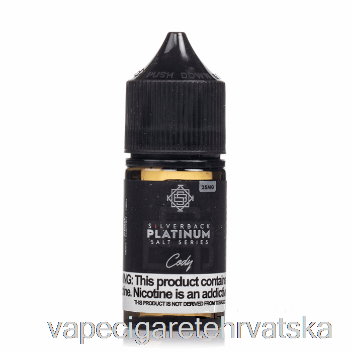 Vape Hrvatska Cody - Silverback Platinum Series Soli - 30ml 45mg